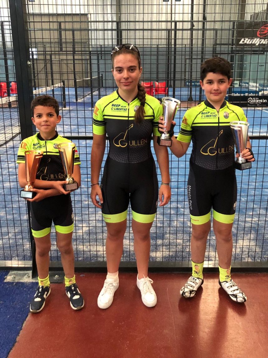 TRES PODIUM PARA LA ESCUELA DE CICLISMO BÉJARANA EN AVILA, DAVID MARTIN, ENRIQUE SANCHEZ Y NATALIA OVEJERO.